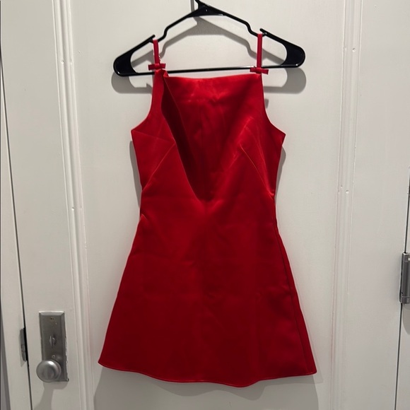House of CB Dresses & Skirts - House of CB Red Spaghetti Strap Mini Dress Cocktail bows